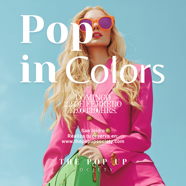 POP IN COLORS - 22 DEFEBRERO - 11:00HRS 1