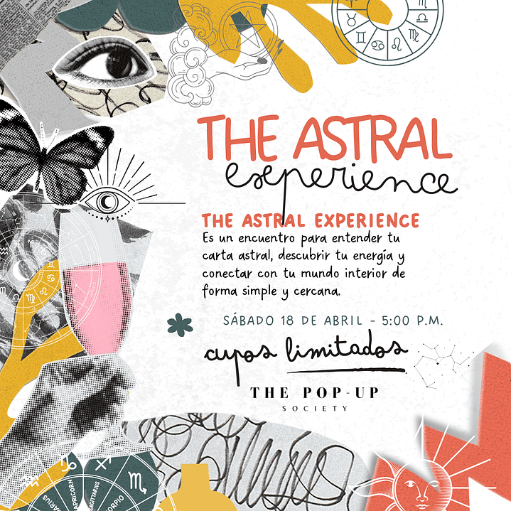 THE ASTRAL EXPERIENCE - 18 DE ABRIL - 5:00 PM - PRE-VENTA 1