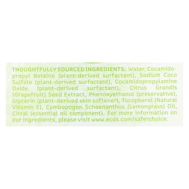 Earth Friendly Products Liquid Hand Soap, Lemongrass (6x17 Oz) 3