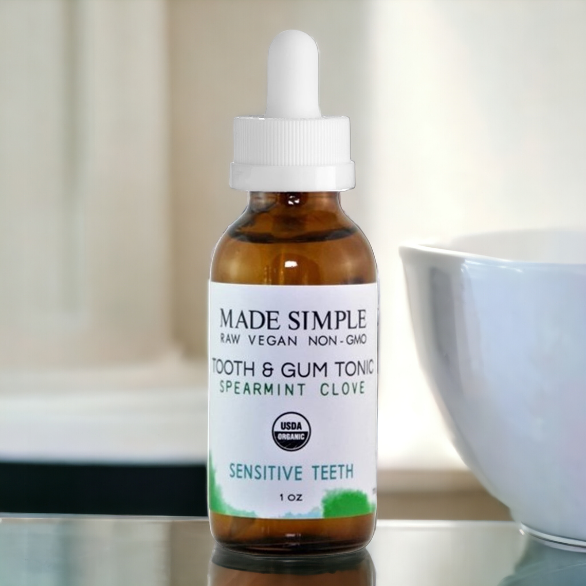 Spearmint Clove Tooth & Gum Tonic - Certified Organic, Vegan & Cruelty-free 9