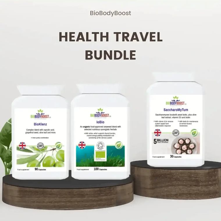 BioBodyBoost Plant-Based Travel Supplements Bundle 2