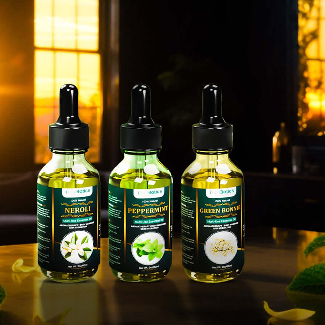 The Morning Glow Ritual | Luxury Multi-Use Essential Oils Set 2