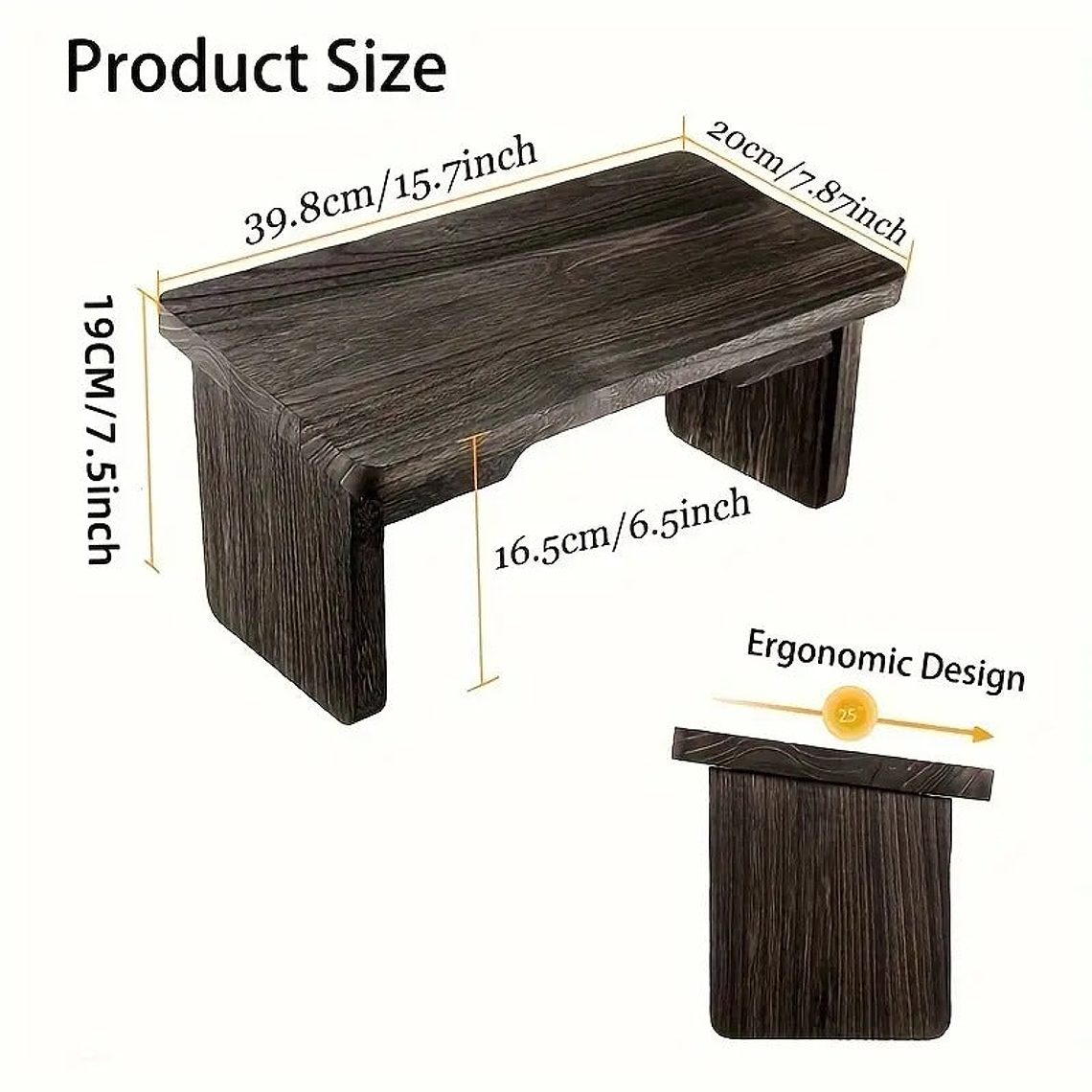 Wooden Folding Meditation Bench 1