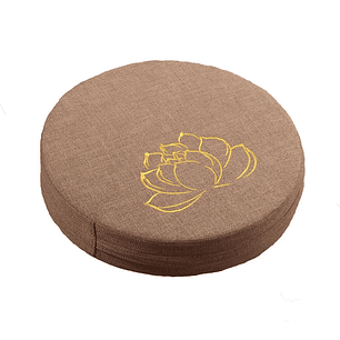 Round Yoga Meditation Cushion with Removable Cover