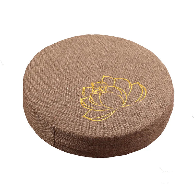 Round Yoga Meditation Cushion with Removable Cover 1