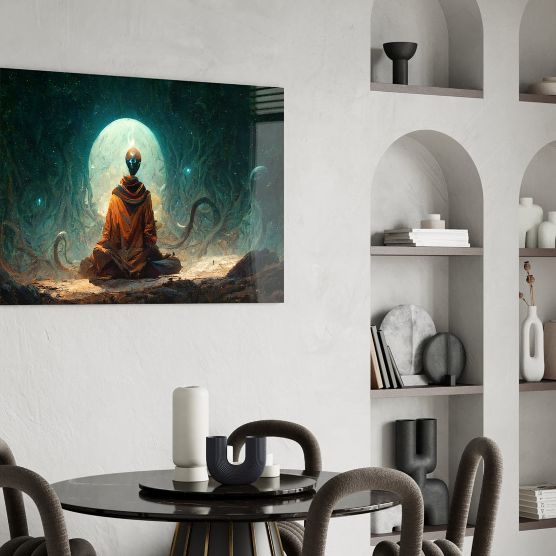 Meditation Glass Art  || Designer Collection 3