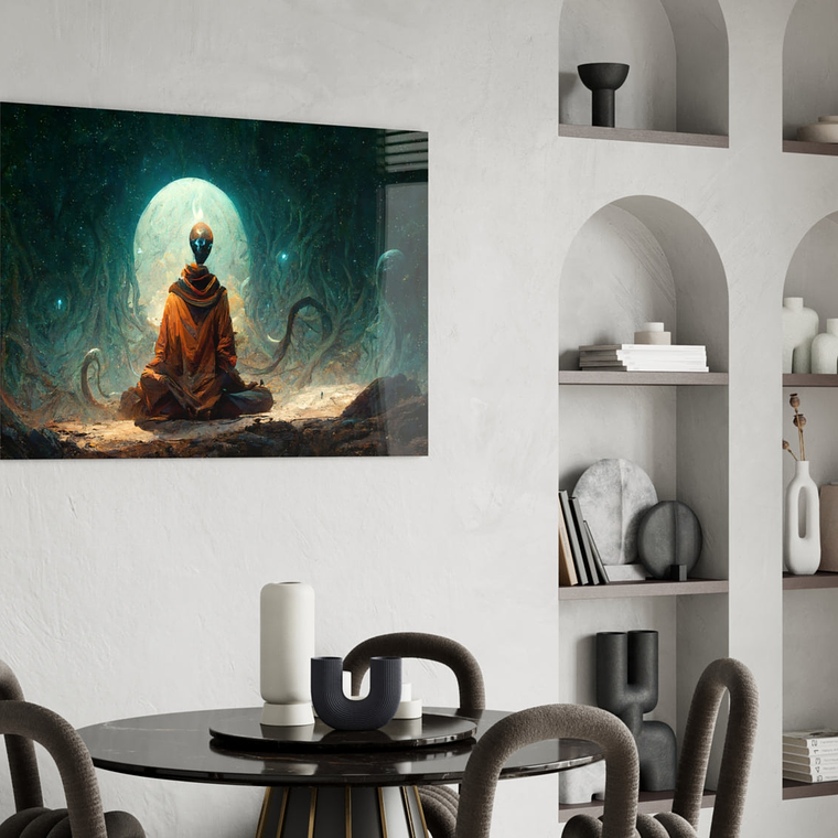 Meditation Glass Art  || Designer Collection 3