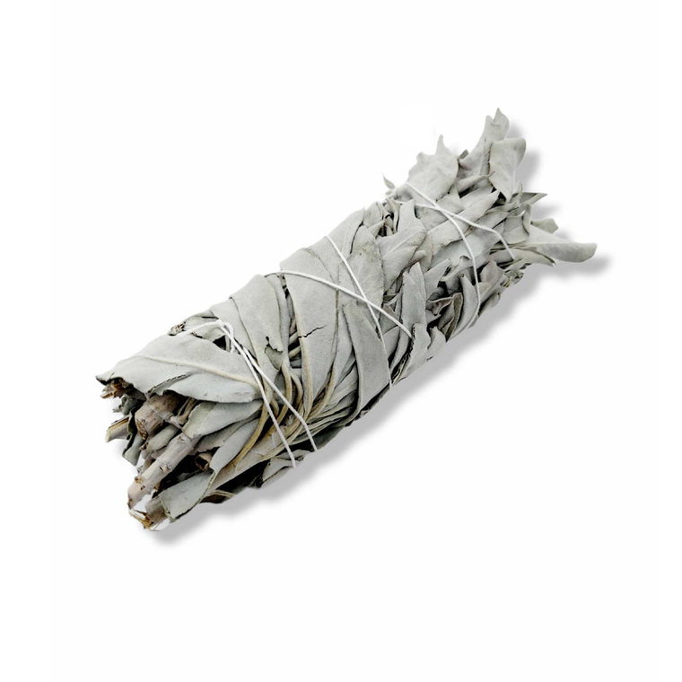 6x Californian White Sage Smudge Sticks Medium 13-15cm Incense Cleansing Bundle 1