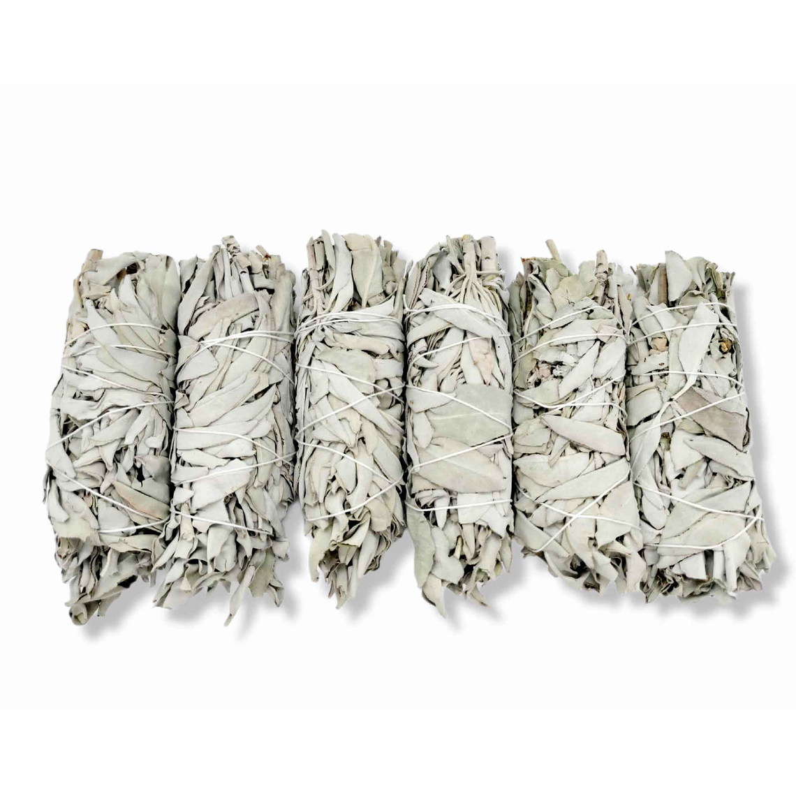 6x Californian White Sage Smudge Sticks Medium 13-15cm Incense Cleansing Bundle 4