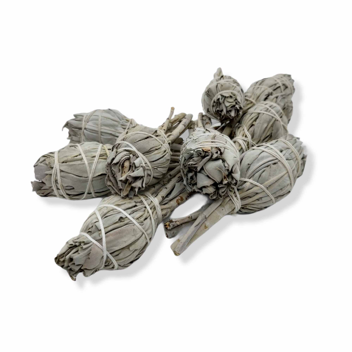 Bulk Californian White Sage Smudge Sticks Mini 10-12cm Incense Cleansing Bundle 1
