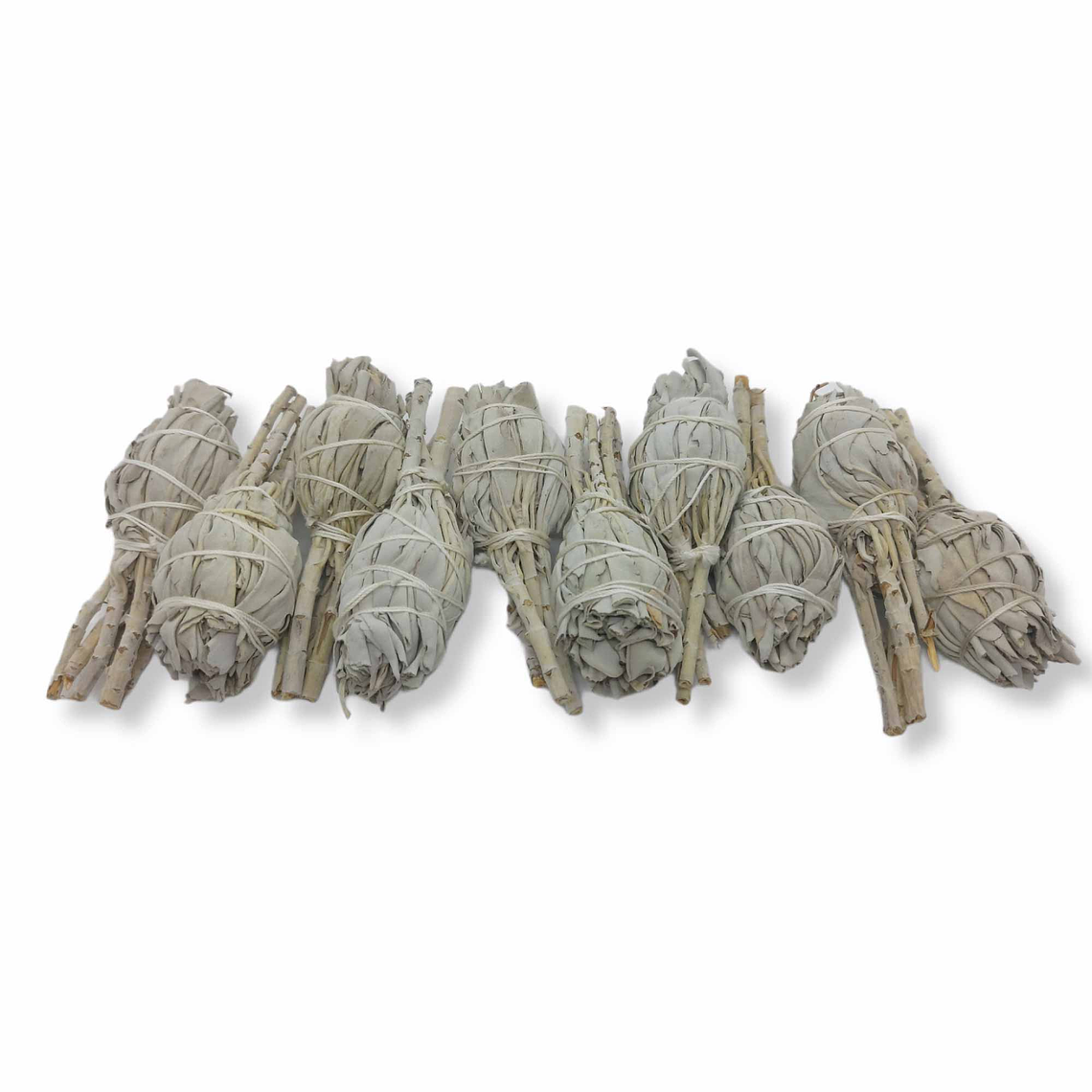 Bulk Californian White Sage Smudge Sticks Mini 10-12cm Incense Cleansing Bundle 2