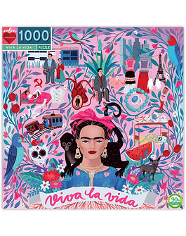 Puzzle Viva La Vida Frida Kahlo 1.000 piezas