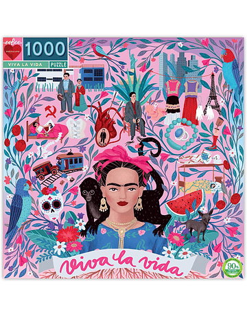 Puzzle Viva La Vida Frida Kahlo 1.000 piezas