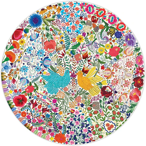 Puzzle redondo Blue Bird, Yellow Bird 500 piezas