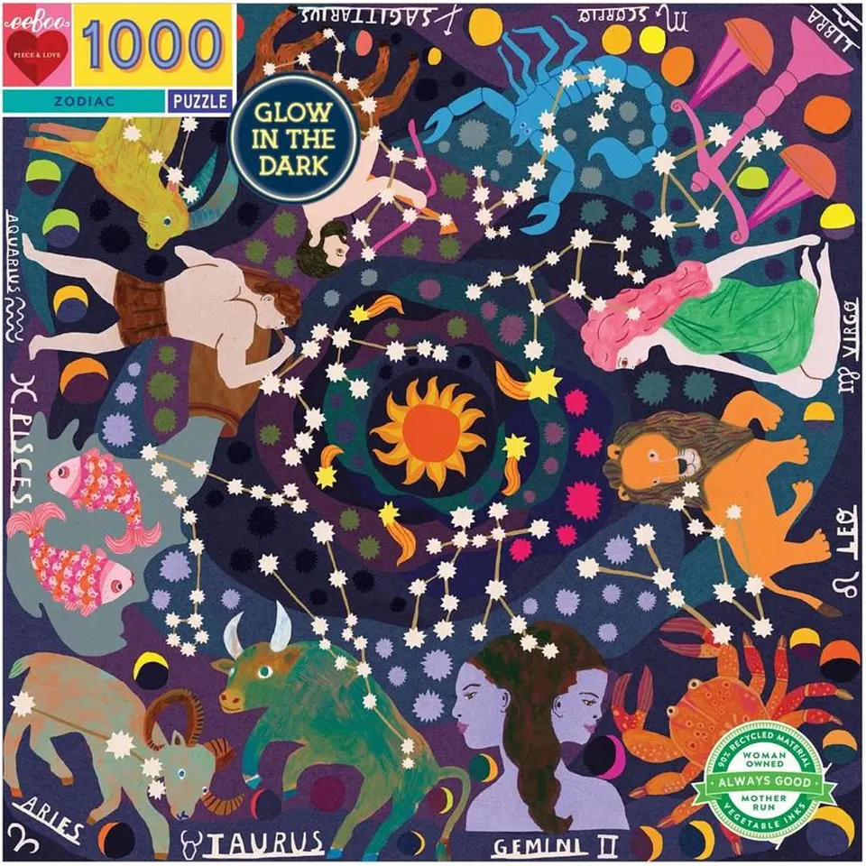 Puzzle Zodiac 1.000 piezas Glow in the Dark  1