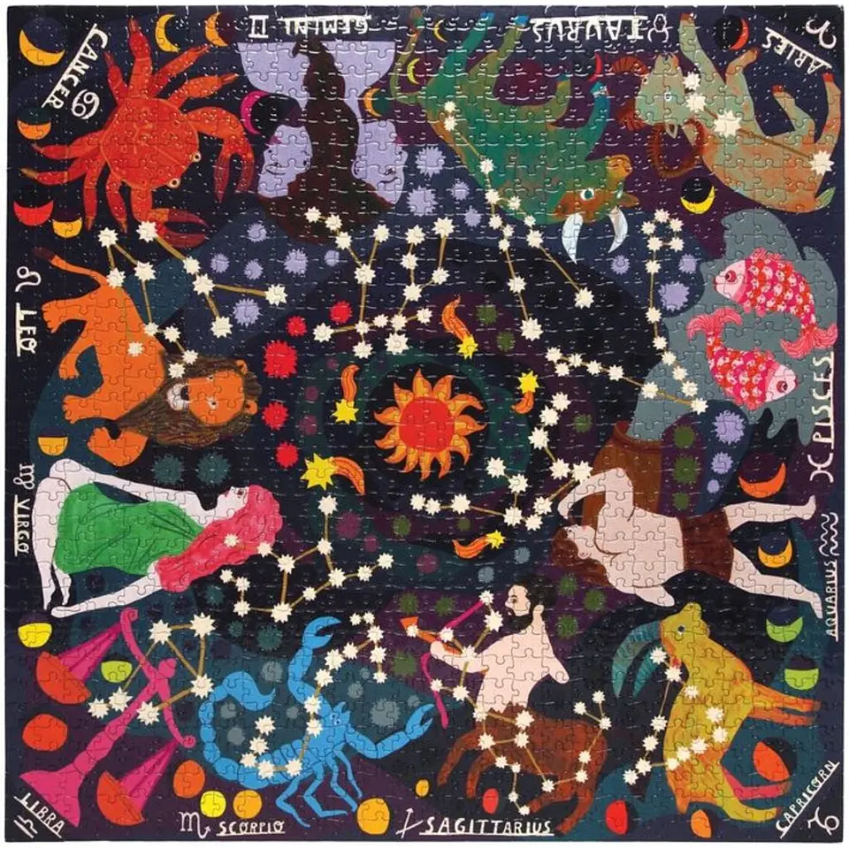 Puzzle Zodiac 1.000 piezas Glow in the Dark  2