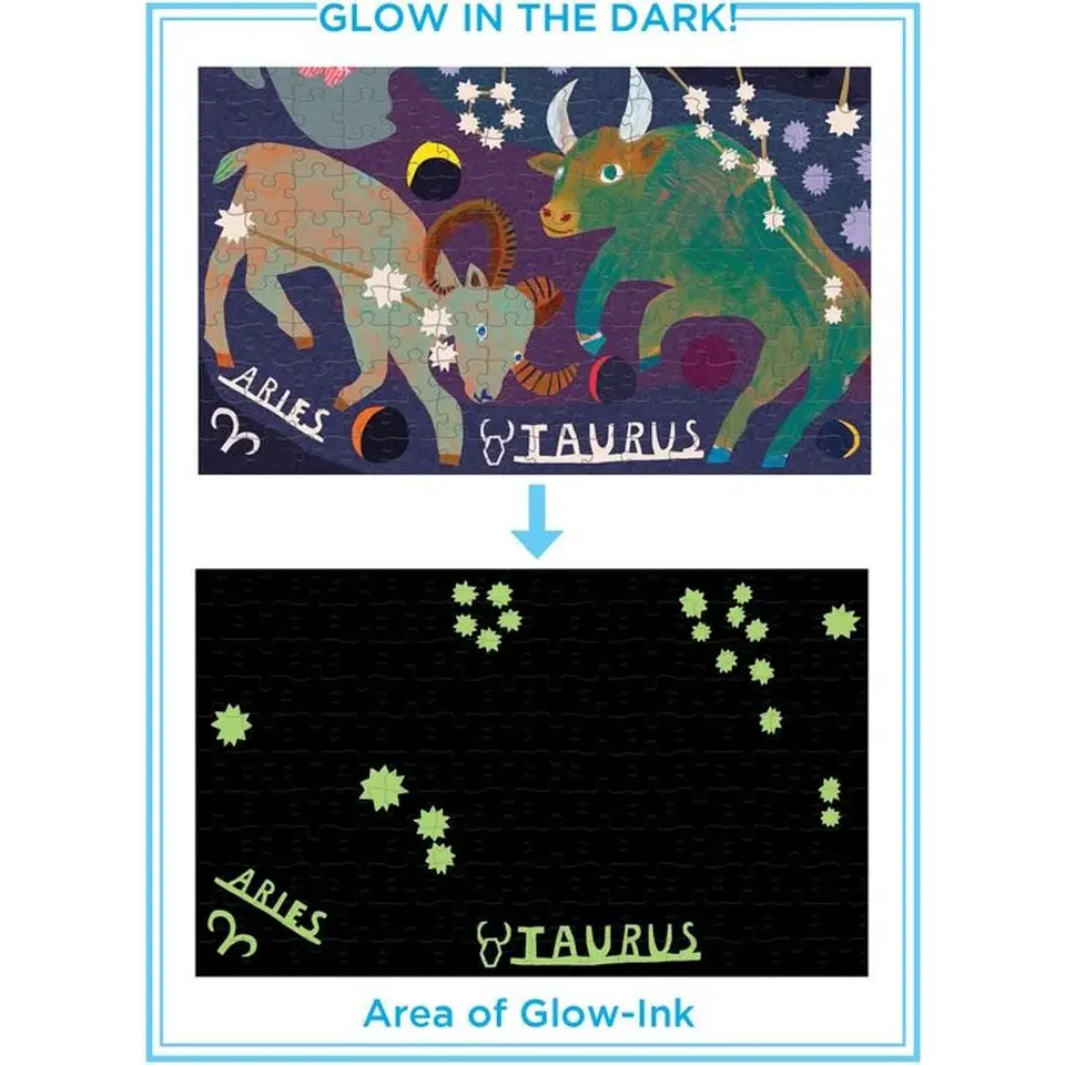 Puzzle Zodiac 1.000 piezas Glow in the Dark  4