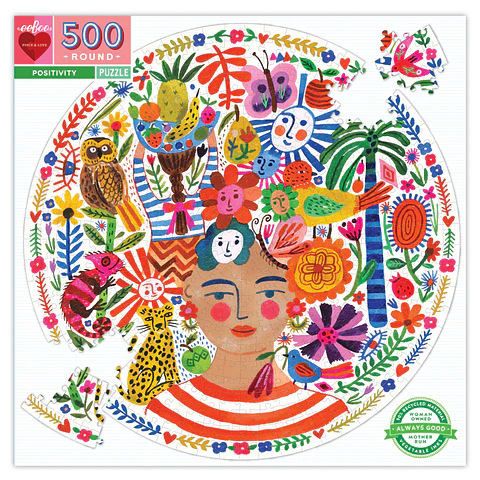 Puzzle redondo Positivity 500 piezas