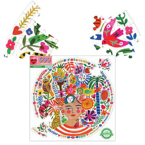 Puzzle redondo Positivity 500 piezas