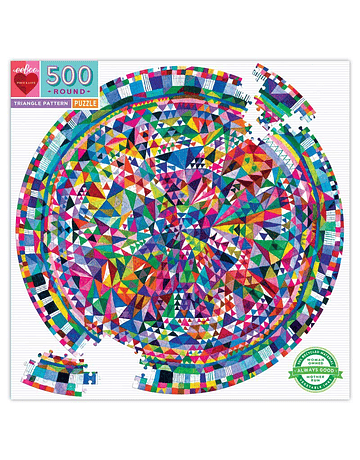 Puzzle redondo Triangle Pattern 500 piezas