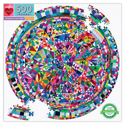 Puzzle redondo Triangle Pattern 500 piezas