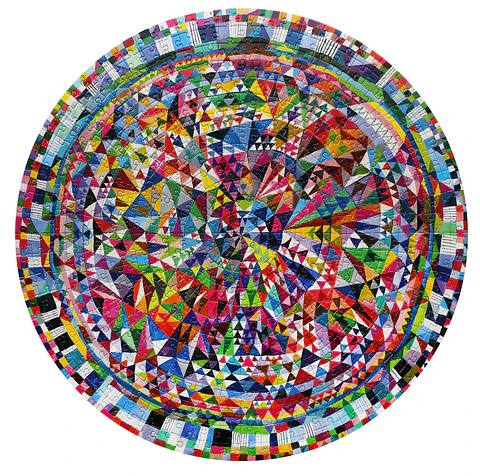 Puzzle redondo Triangle Pattern 500 piezas