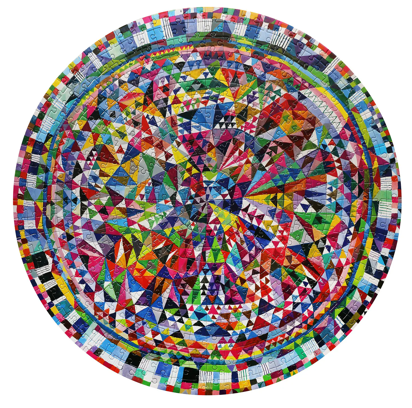 Puzzle redondo Triangle Pattern 500 piezas 2