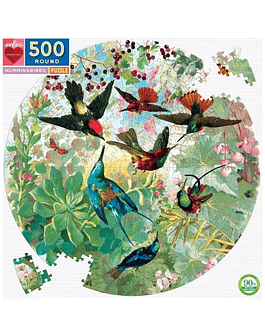 Puzzle redondo Hummingbirds 500 piezas