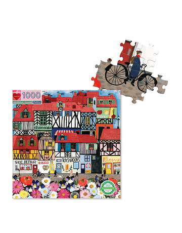 Puzzle Whimsical Village 1.000 piezas