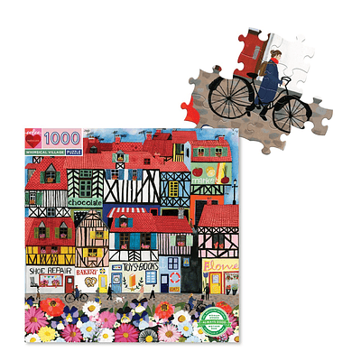 Puzzle Whimsical Village 1.000 piezas