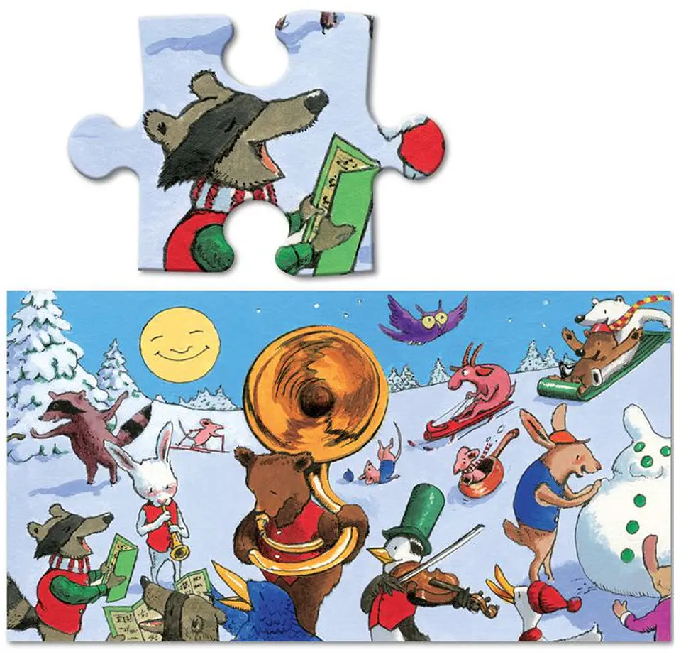 Puzzle infantil Snow Party 48 piezas 2