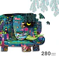 Puzzle Sueño de un Elefante 280 Piezas con forma - Miniatura 3