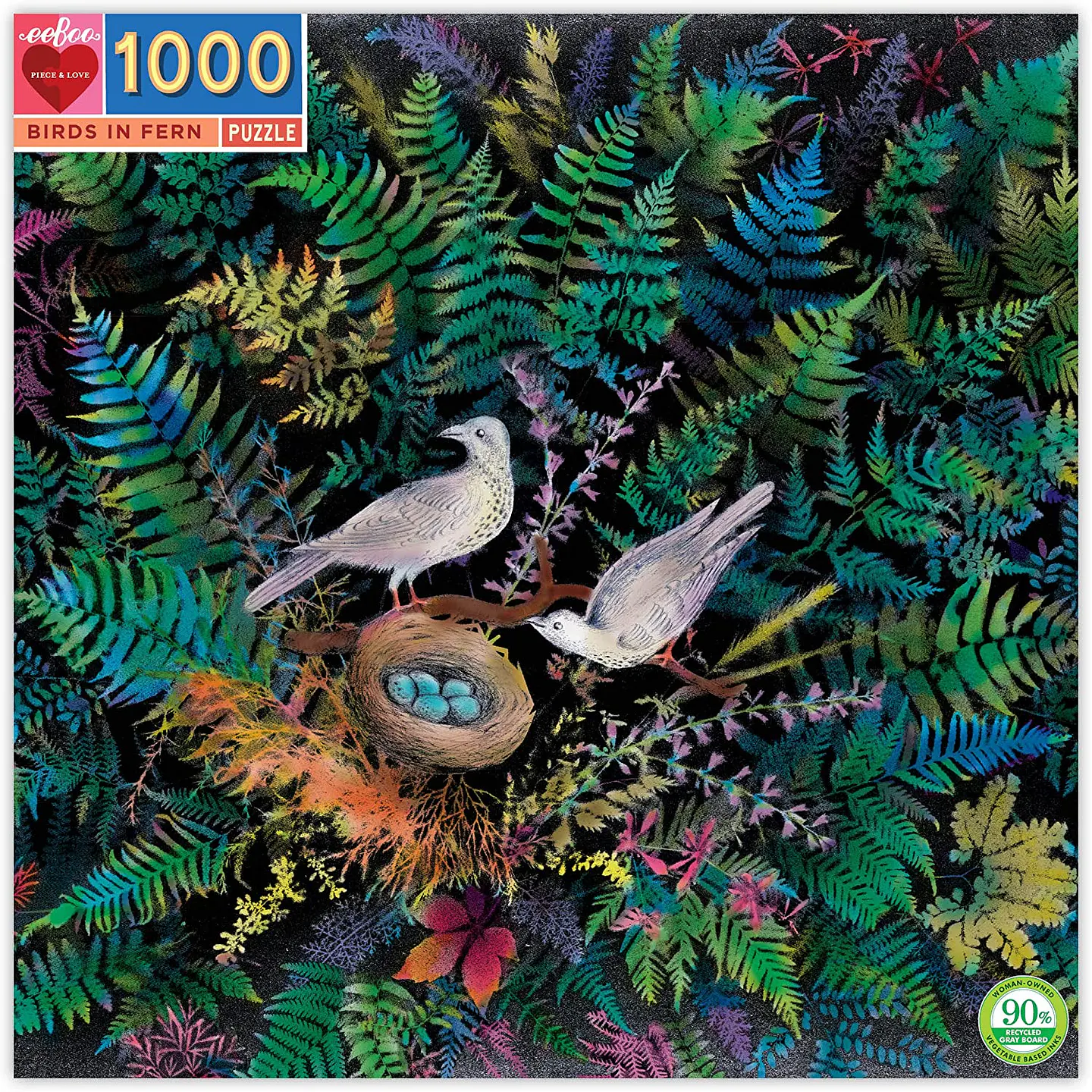 Puzzle Birds in Fern 1.000 piezas 1