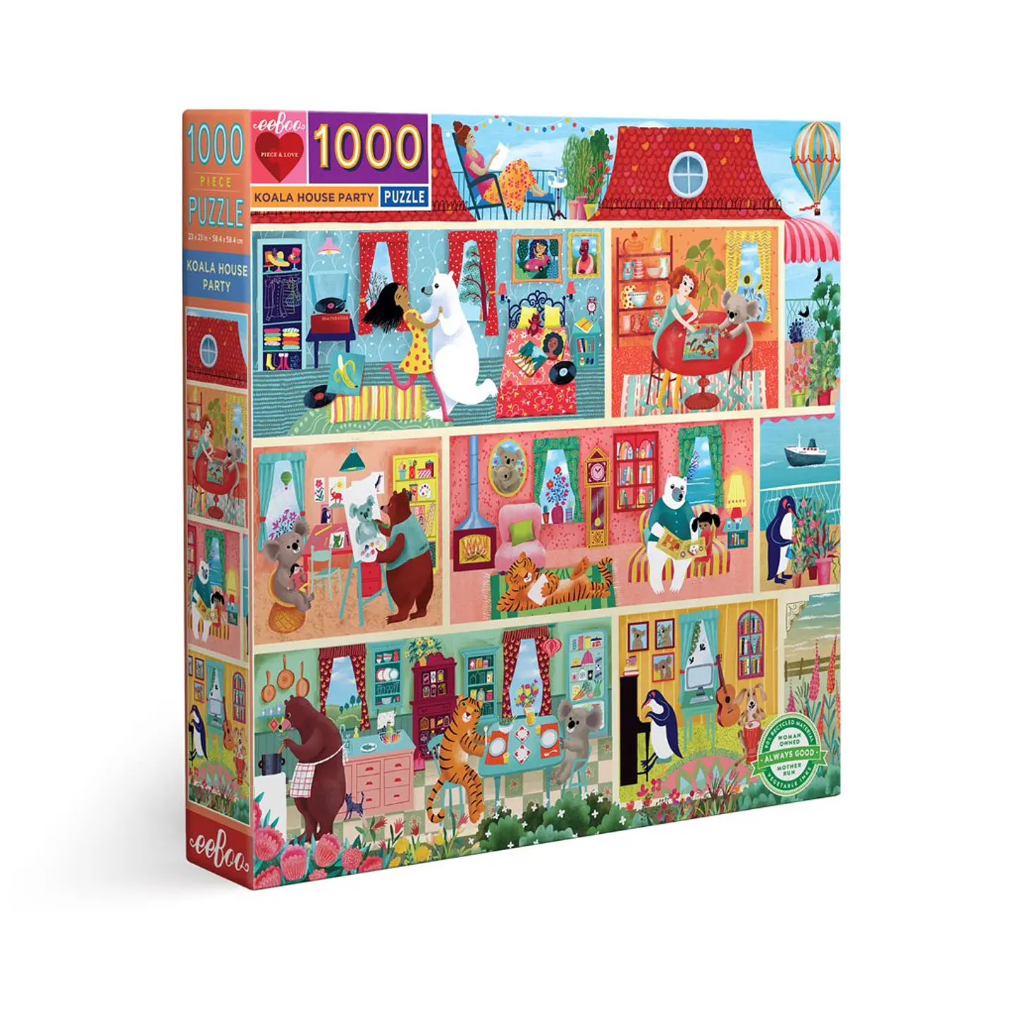 Puzzle Koala House Party 1.000 piezas 2
