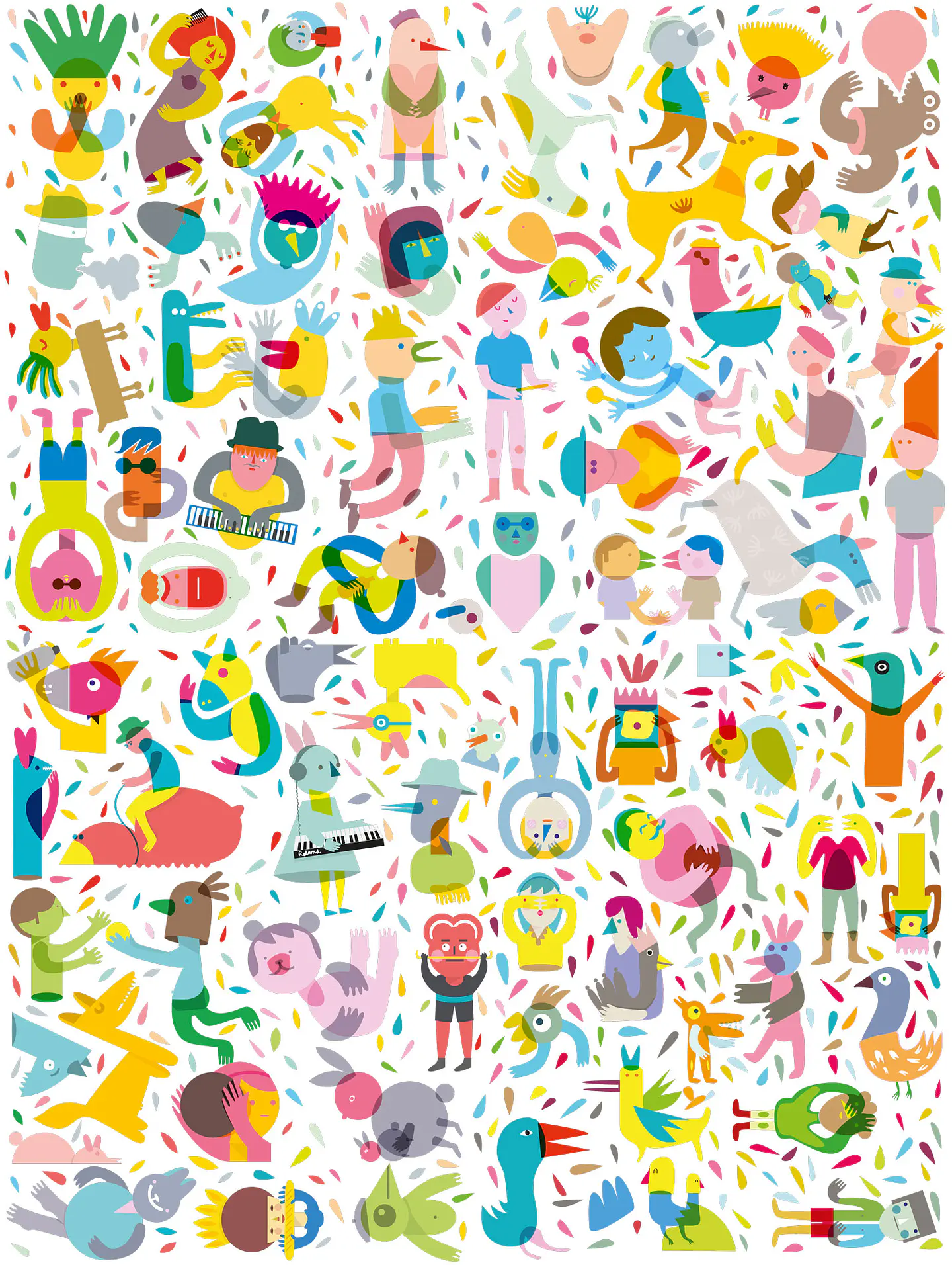 Puzzle Shiny Happy People 500 piezas - OPEN BOX 2