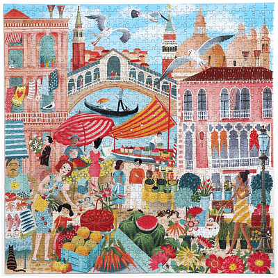 Puzzle Venice Open Market 1.000 piezas