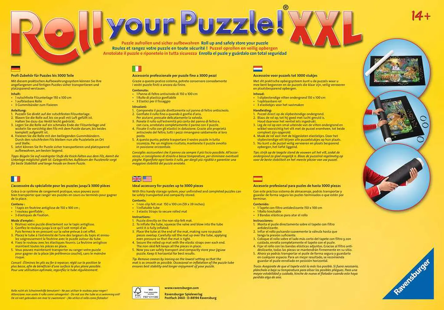 Mat para armar y transportar Puzzles XXL Ravensburger 5