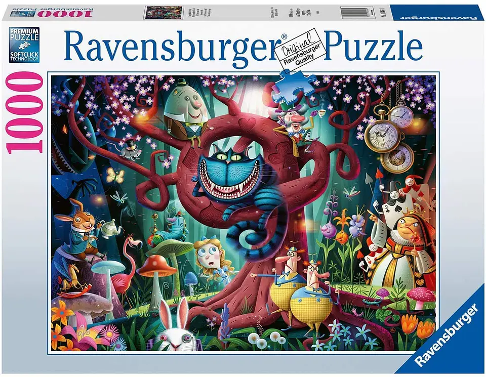 Puzzle We Are All Mad Alice in Wonderland 1.000 pcs 1