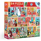 Puzzle infantil Koala House Party 64 piezas - vignette 1