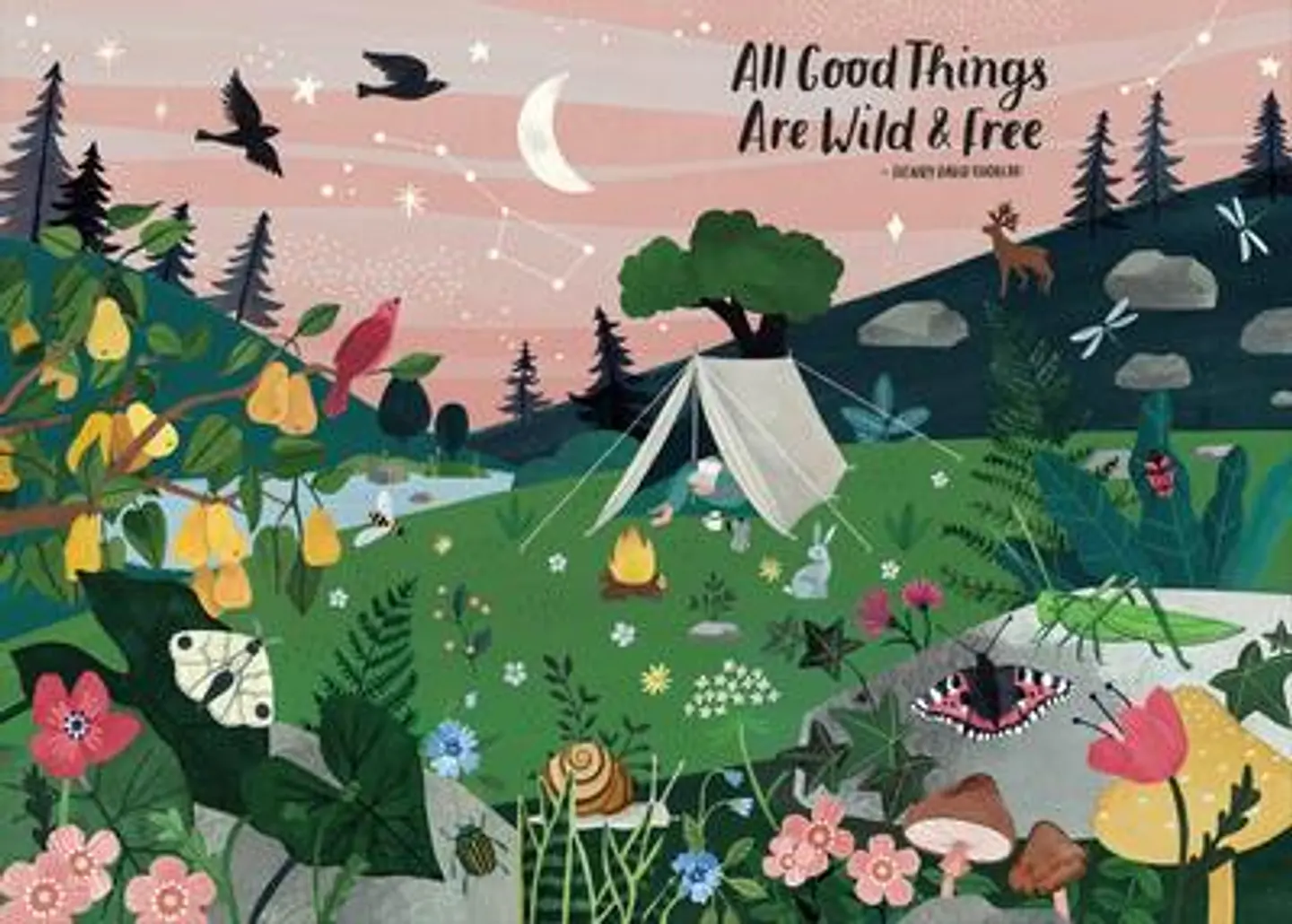 Puzzle All Good Things Are Wild and Free 1000 piezas  2