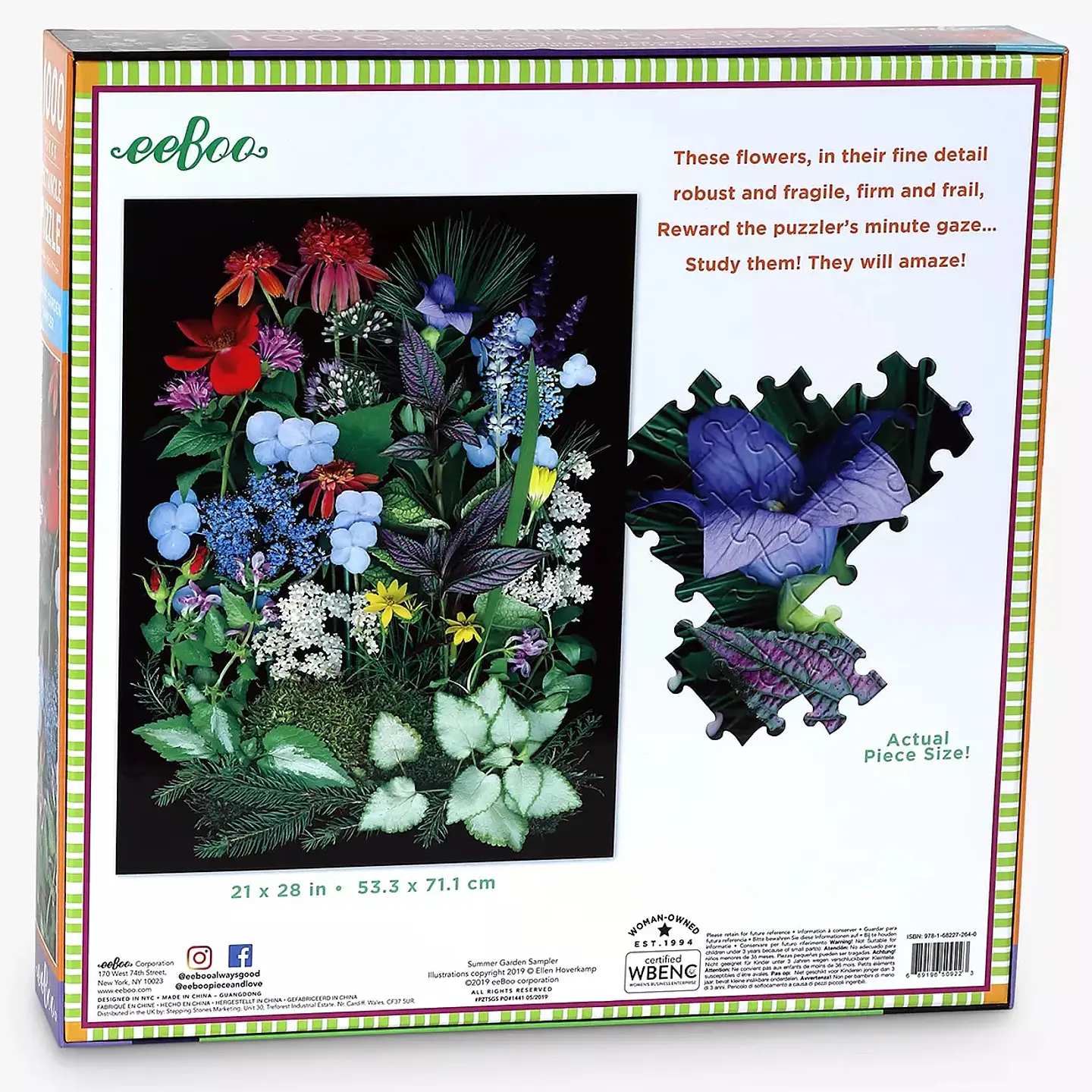 Puzzle Summer Garden 1.000 piezas 3