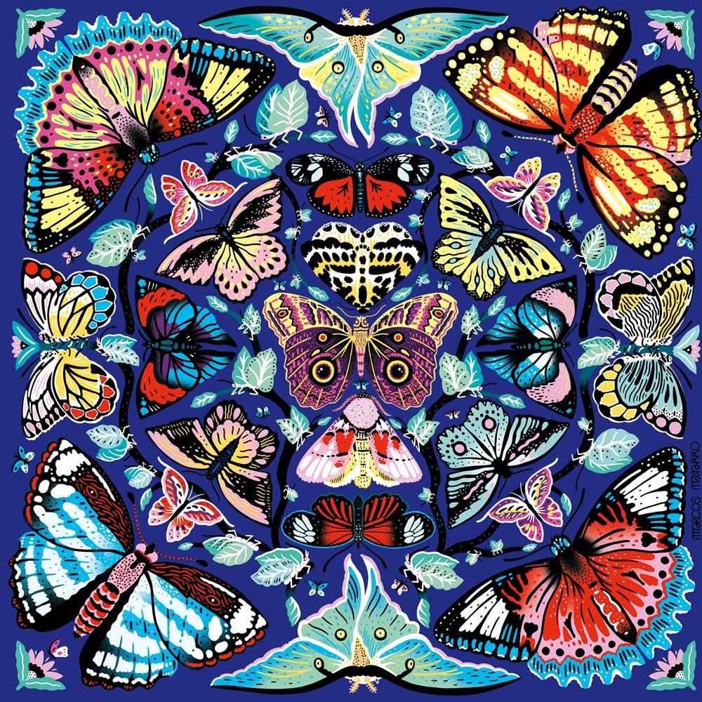 Puzzle Kaleido Butterflies 500 piezas 2