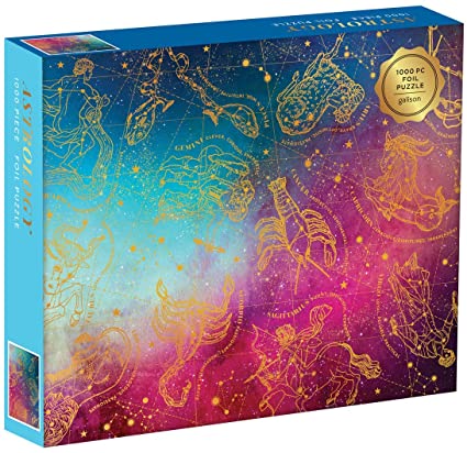 Puzzle Astrology 1000 piezas con folia dorada
