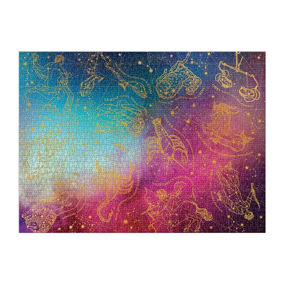Puzzle Astrology 1.000 piezas con folia dorada 2