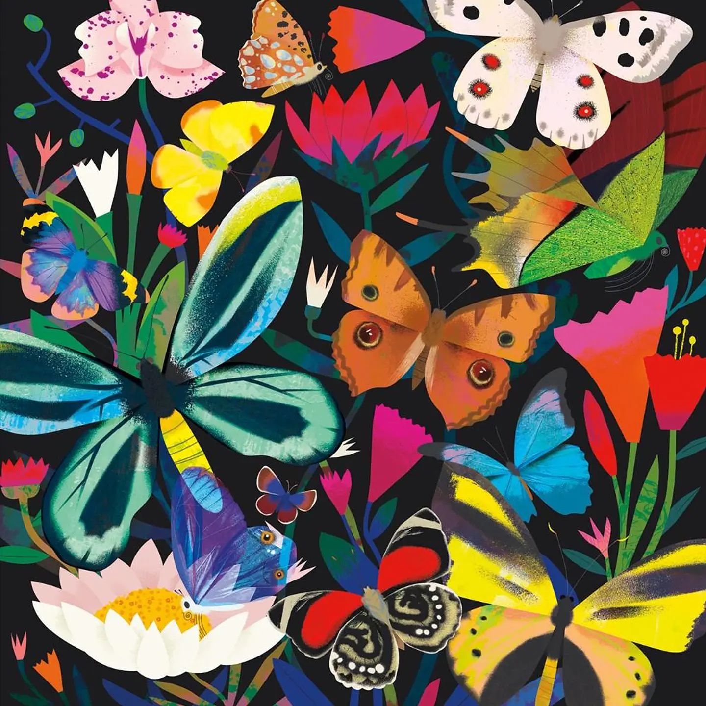 Puzzle Butterflies 500 piezas Glow in the Dark 2