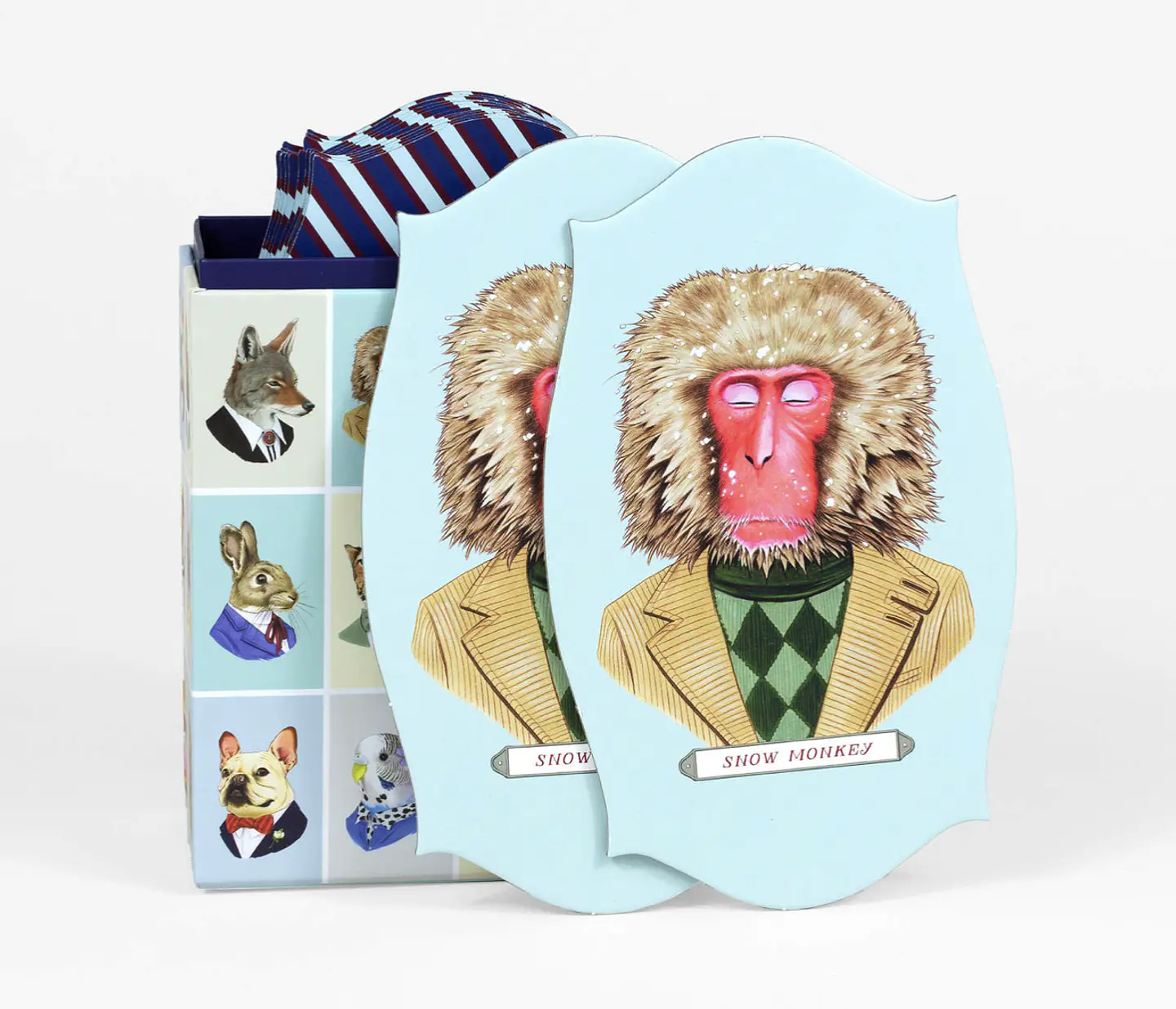 Juego Memory Game 10 pares Animal Portraits 4