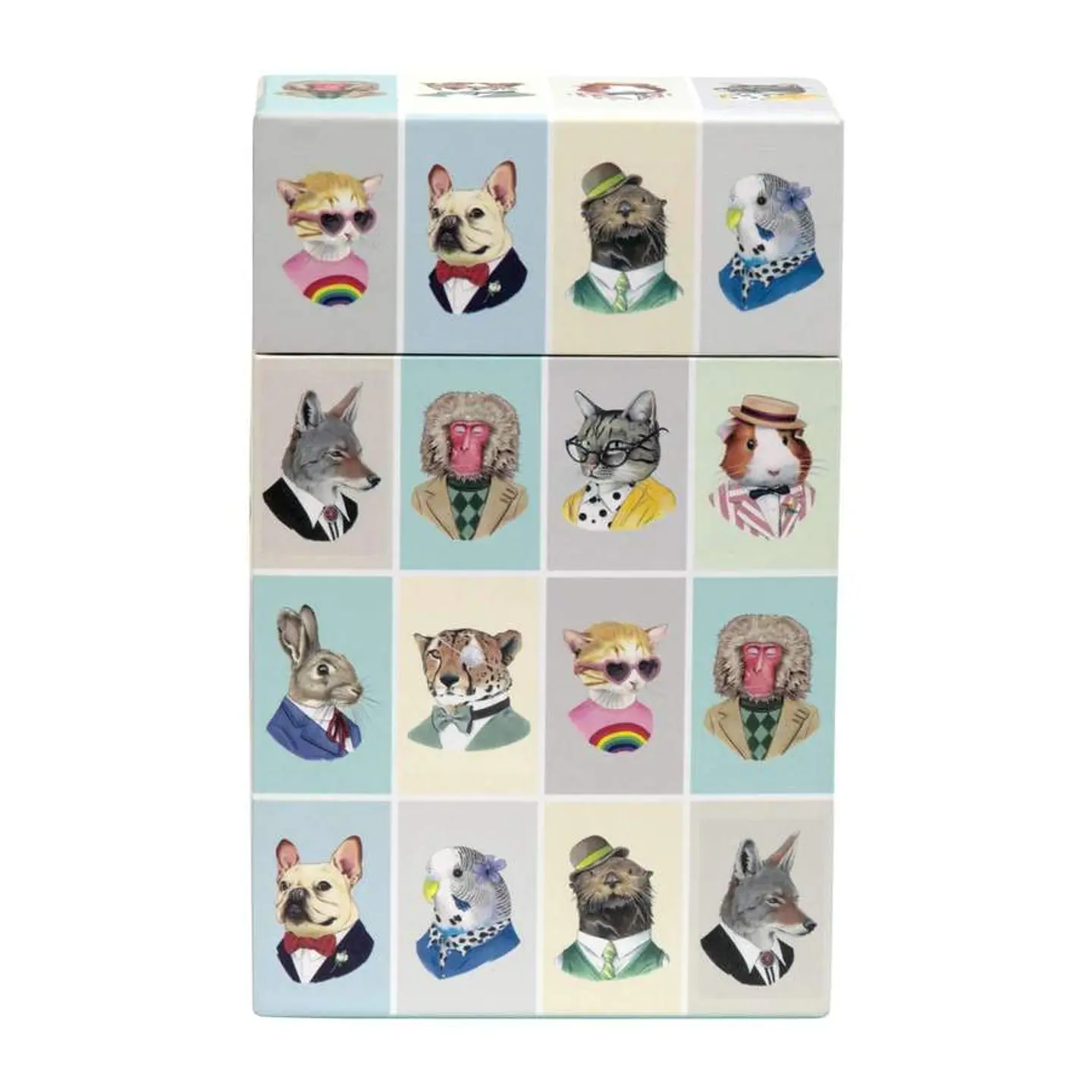 Juego Memory Game 10 pares Animal Portraits 16