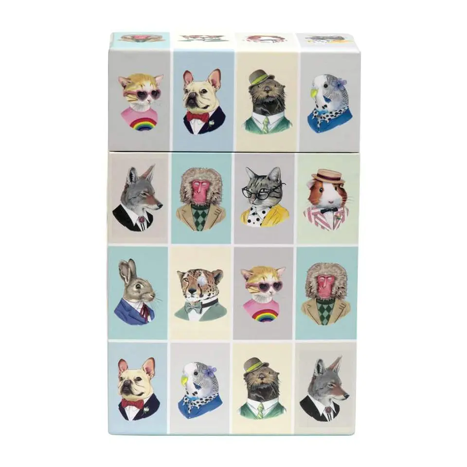 Juego Memory Game 10 pares Animal Portraits 16