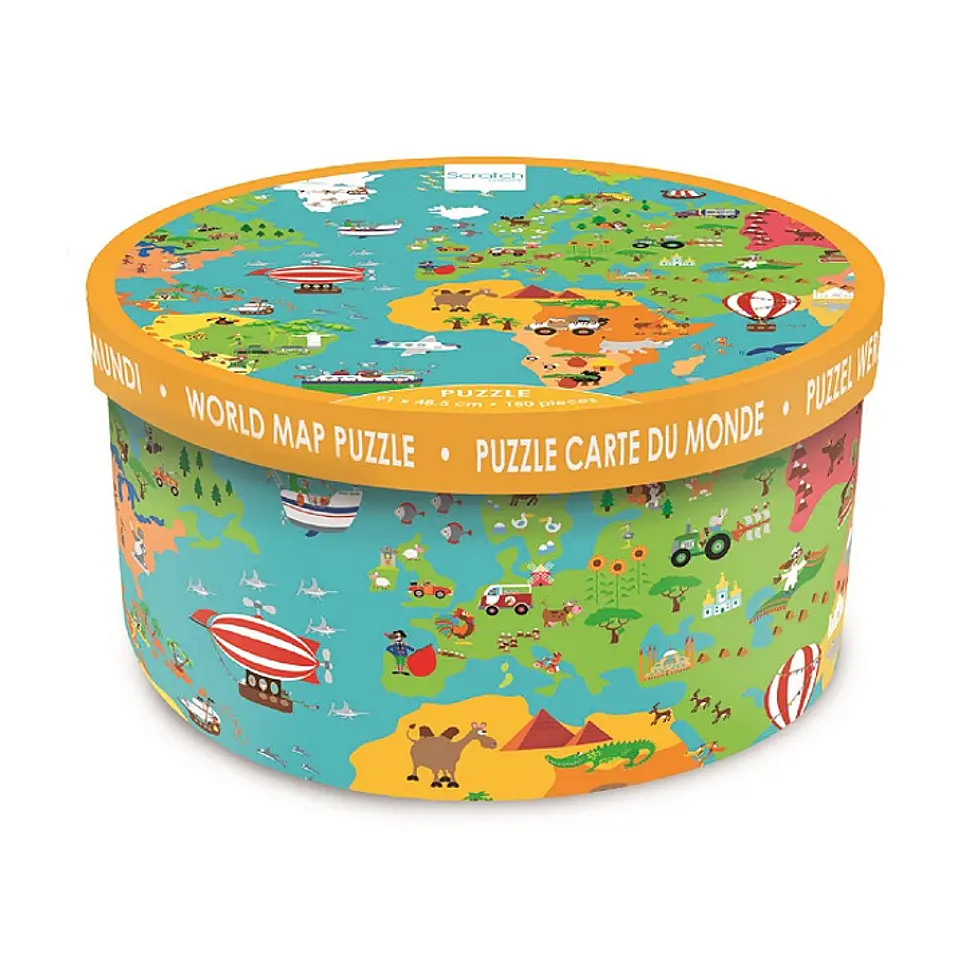 Puzzle Mapa del Mundo 150pcs 1