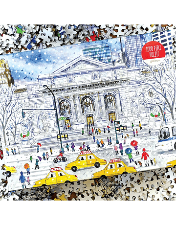 Puzzle New York Public Library By Michael Storrings 1.000 piezas